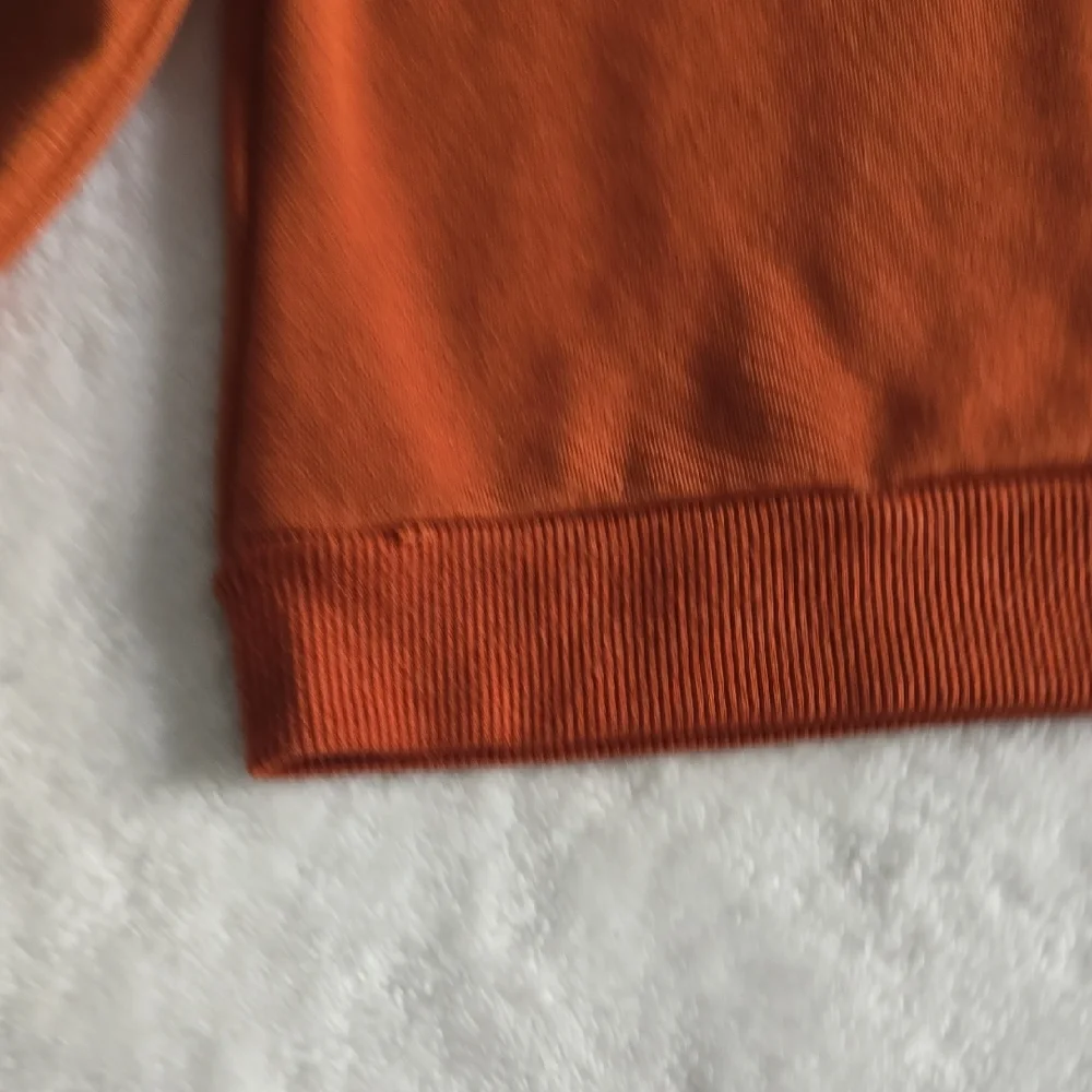 Orange Sweatshirt and Pants Set